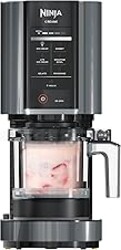 Ninja CREAMi Ice Cream Maker | 7-in-1 - IceCream, Gelato, Sorbet, Milkshakes, Mix-ins, Smoothie Bowls & More | Includes (1) Dishwasher Safe 16 oz. Pint with storage lid | Black | NC299AMZ