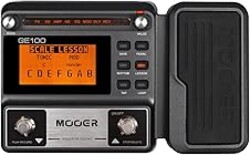 MOOER GE100 Multi-Effects Guitar Pedal 80 Presets, 66 Effects | 180 Second Loop,40 Drum Rythm, Distortion, Expression Volume Wah Pedal, Tap Tempo, Headphone Out, LED Screen, Tuner
