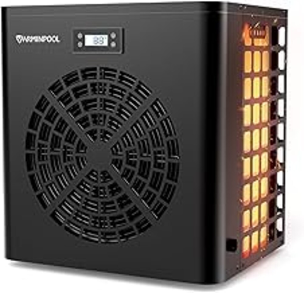 Pool Heat Pump 16000 BTU, Electric Pool Heater for Above Ground Pools up to 5500 Gallons, Energy Efficient Heat Pump Pool Heater with WiFi Control,110V- V5