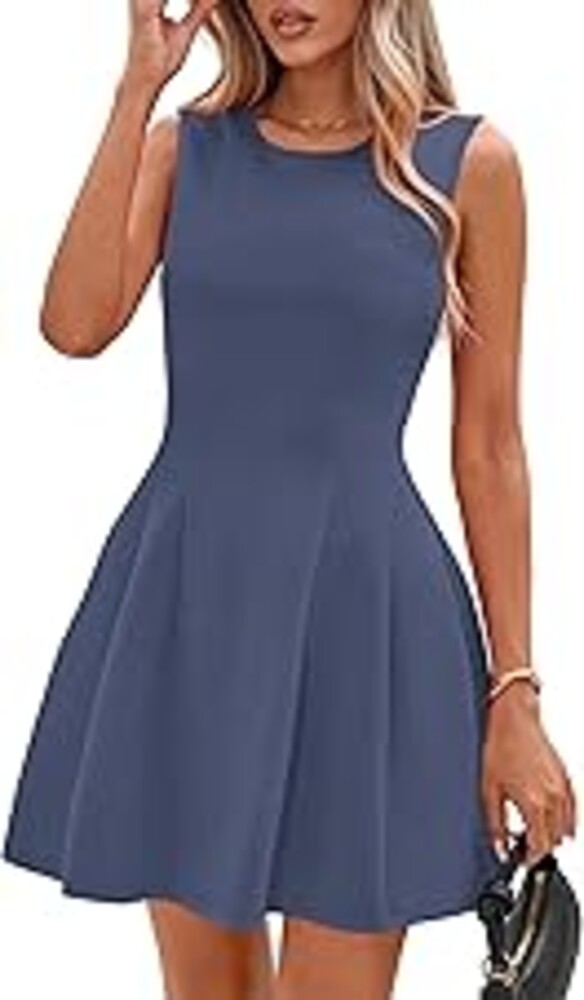 PRETTYGARDEN Summer Dresses for Women 2026 Elegant Classy Spring A Line Business Casual Work Graduation Cocktail Short Dress