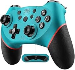 Diswoe Controller for Switch, Wireless Pro Controller for Switch 2/Switch/Switch Lite/Switch OLED, Remote Gamepad with Joystick, Adjustable Turbo Vibration with Programmable Function