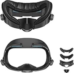 AMVR FC3 Facial Interface Face Pad Compatible with Meta/Oculus Quest 3 Accessories, with Knob Adjustable, NOT Compatible with Meta Quest 3S