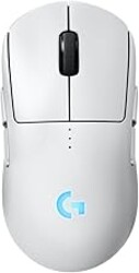 Logitech G PRO 2 Lightspeed Wireless Gaming Mouse, Right- or Left-Handed Mouse with up to 4 Customizable and Switchable Magnetic Side Buttons, 44K DPI Sensor, USB-C Charging, for PC/Mac - White
