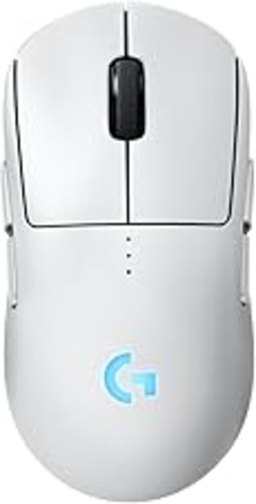 Logitech G PRO 2 Lightspeed Wireless Gaming Mouse, Right- or Left-Handed Mouse with up to 4 Customizable and Switchable Magnetic Side Buttons, 44K DPI Sensor, USB-C Charging, for PC/Mac - White