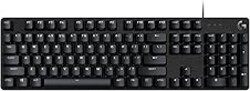 Logitech G413 SE Full-Size Mechanical Gaming Keyboard - Backlit Keyboard with Tactile Mechanical Switches, Anti-Ghosting, Compatible with Windows, macOS - Black Aluminum
