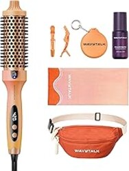 Wavytalk VIP Volume Blowout Boost Festival Bundle, Thermal Brush 1.5 inch for Blowout Look, Tourmaline Ceramic Negative Ion Technology, 5 Temperature Settings Dual Voltage