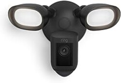 Ring Floodlight Cam Wired Pro, Home or business security, Retinal 2K Video, Color Night Vision and Two-Way Talk with Audio+, Graphite