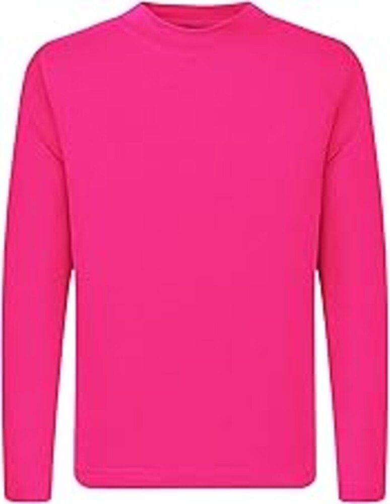 QBK 4T to Youth Neon Shirt Kids UPF 50+ Dry Fit Athletic Long Sleeve T Shirts for Boys and Girls-Moisture Wicking Rash Guard