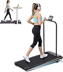 UYOGA Portable Walking Pad Treadmill with Incline, 3.0HP Mini Electric Treadmills for Home Small, 0.6-7.6MPH Small Walking Pad with Handle Bar, Treadmills for Exercising with 350 lb Capacity