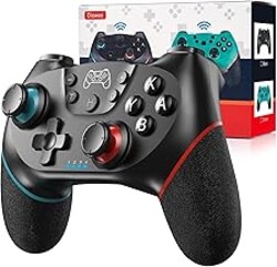 Diswoe Upgraded Wireless Controller for Switch 1/Lite/OLED/Switch 2 Pro Controller for Switch PC Hall Joystick Gamepad Supports Wake up, Gyro Axis, Turbo, Dual Vibration and Screenshot Function