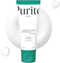 PURITO Panthenol 10% Post-Acne Cream | Moisturizer for Blemish Marks, Barrier Repair | Silicone-Free, Non-Comedogenic, Fragrance-Free, Vegan & Cruelty-free | Korean Skincare, 100mL 3.38 fl.oz