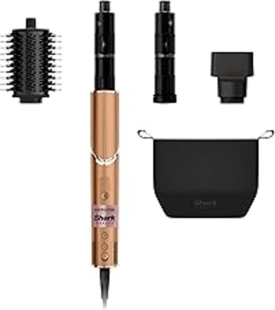 Shark FlexStyle | Air Multi-Styler & Drying System | Hair Dryer Brush for Blowouts with Coanda Auto- Wrap Curlers, Oval Brush, Concentrator Attachment & Storage Bag | Copper (Spec. Edition) | HD433CP