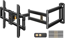 Perlegear Corner TV Wall Mount Long Arm TV Mount for 42-84 Inch TVs up to 150 lbs - Full Motion Wall Mount Single Stud with 37.2" Extension