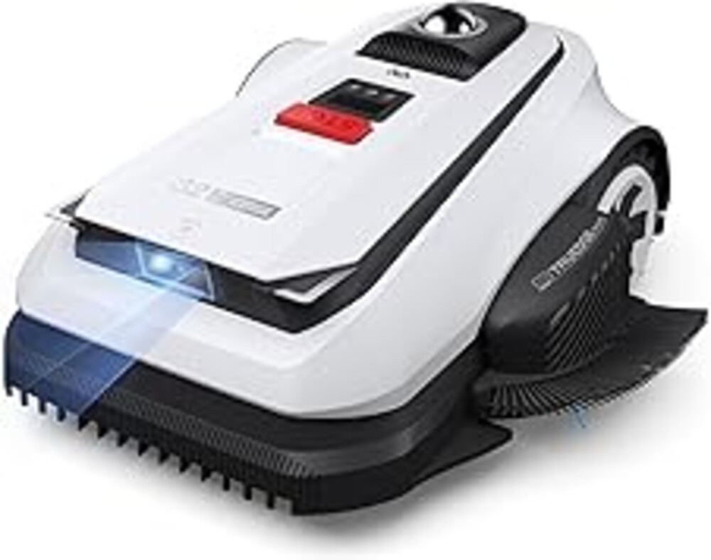 ECOVACS Goat A3000 LiDAR PRO Robotic Lawn Mower for Up to 3/4 Acre, 7500 mAh Battery with 189W Fast Charging, Wire-Free Dual-LiDAR Navigation, Built-in TruEdge Edge Trimmer, Smart App Control