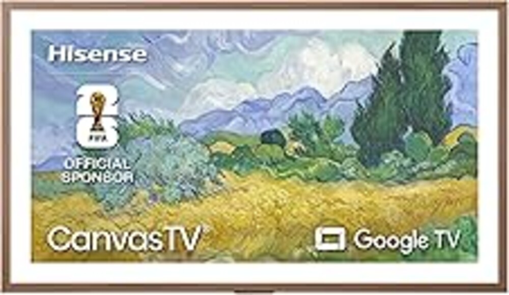 Hisense 50“ Hi-QLED S7 CanvasTV Series 4K UHD Google Smart Art TV (50S7SG, 2026 New) - Art Mode, Anti-Glare Panel, Dolby Vision HDR, Hi-Matte Display, Frame & UltraSlim Wall Mount Included