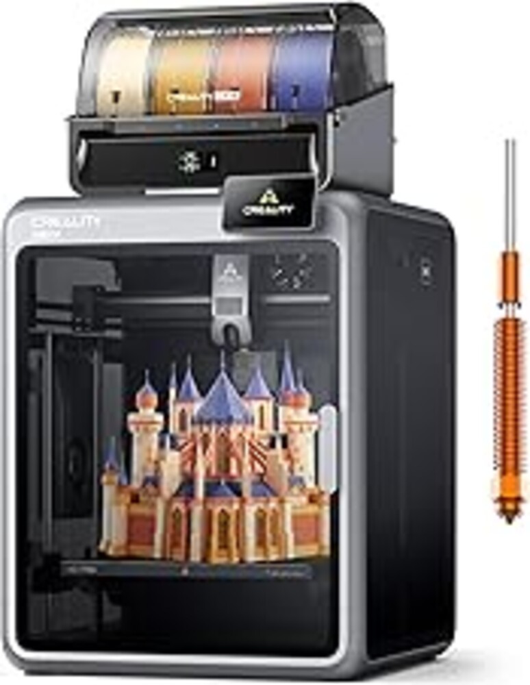 Creality K2 Pro Combo (A) 3D Printer, Multicolor Color Printing with CFS, 600mm/s High-Speed, Dual AI Camera, Active Chamber Heating, Auto Leveling, Large Build Volume 300×300×300mm