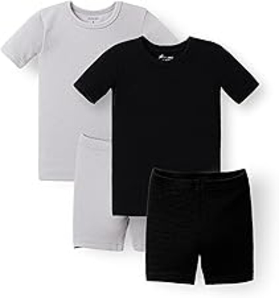 AVAUMA Toddler Short Pajamas Set Baby Boys Girls Kids Snug fit Ribbed Sleepwear pjs for Daily Life Style