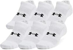 Under Armour Unisex-Adult Training Cotton No Show Socks 6 Pack