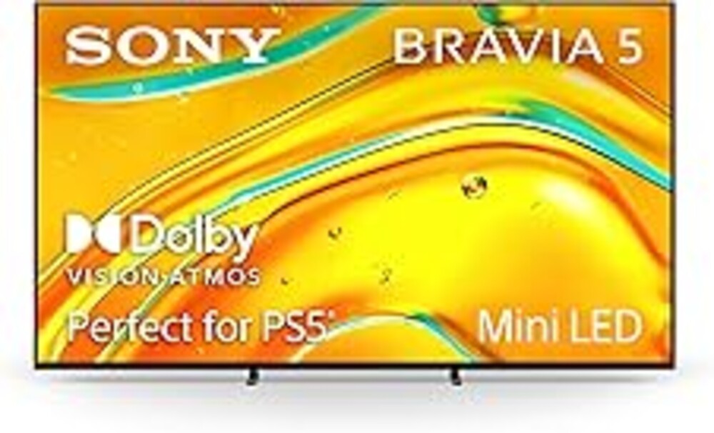Sony BRAVIA 5 55 Inch TV, Mini LED, 4K Smart Google TV, XR Processor with AI Technology,120hz Television with Dolby Vision/Atmos, Exclusive Features for PlayStation®5, K-55XR50