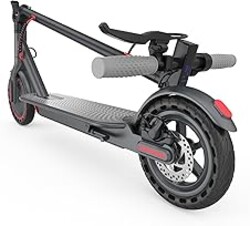 Roinside Electric Scooter - 8.5"/10''/14'' Solid Tires, 350W/500W Motor, Up to 19/22MPH& 16/21/23/24Miles Long-Range Portable Commuting Scooter for Adults with Double Braking System, App