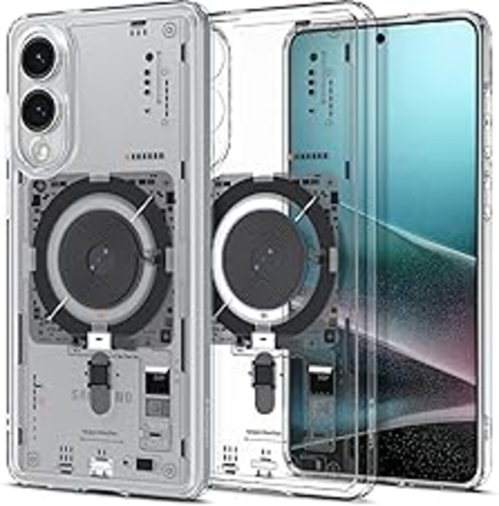 Spigen for Galaxy S25 Edge Case, Ultra Hybrid MagFit [Anti-Yellowing] [Compatible with MagSafe] [Fast Wireless Charging] - Neo One