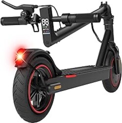 HopCycle Electric Scooter - Electric Scooter Adults, 500W Motor, 21 MPH Top Speed, 8.5'' Tires, 23/21 Miles, APP Control, Dual Brake, Long Range Electric Scooter for Gift