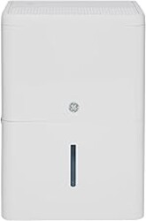 GE Smart Portable Dehumidifier w/WiFi for Basement, Bedroom, Bathroom, Garage, Large Rooms up to 4500 Sq Ft, 50Pint w/Removable Bucket & Continuous Drain Connect for Auto/Manual Drainage