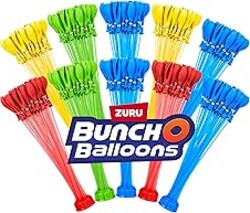 Original Bunch O Balloons Multi-Colored 330+ Rapid-Filling Self-Sealing Water Balloons (Amazon Exclusive 10 Pack) by ZURU Water Balloon for the Whole Family, Kids, Teens, Adults