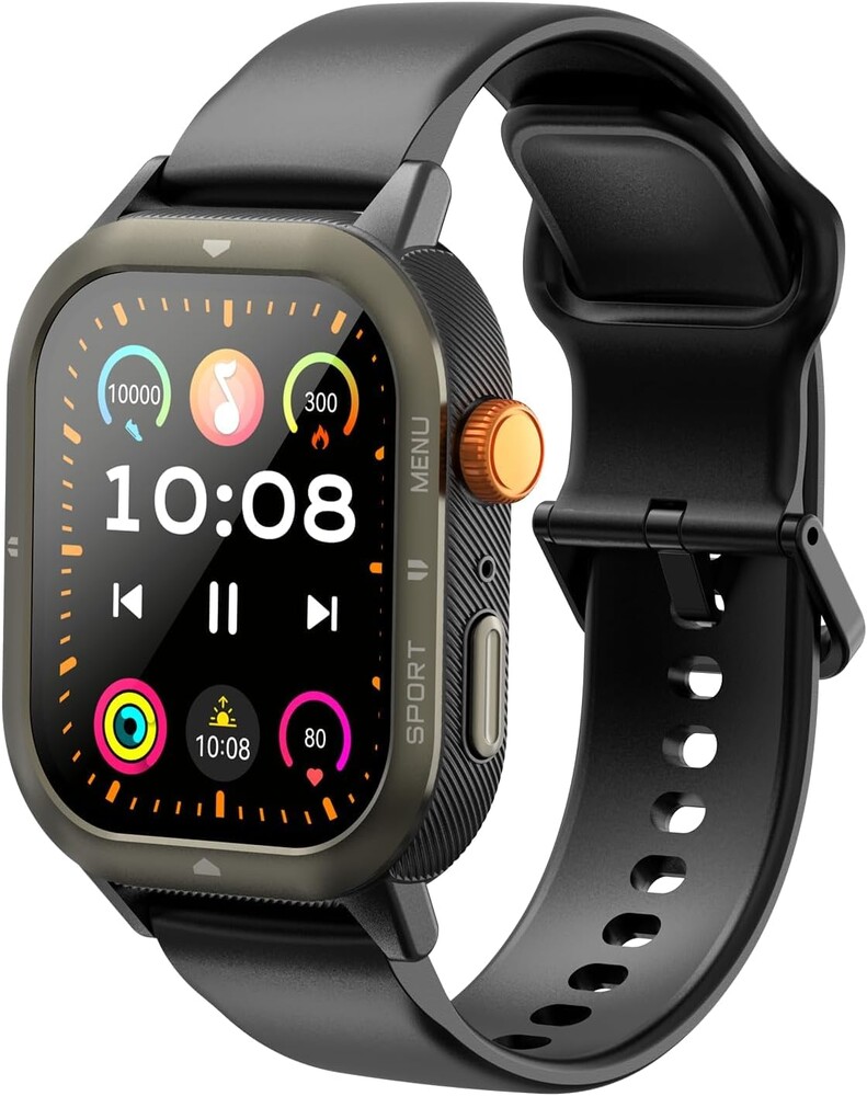 MLIKOEU Smart Watches For Men & Women,1.93" HD Touchscreen, Health Monitoring Fitness Trackers,110+ Sport Modes, lP68 Waterproof Smart Watch with Bluetooth Call and Voice Assistant for Android and IOS