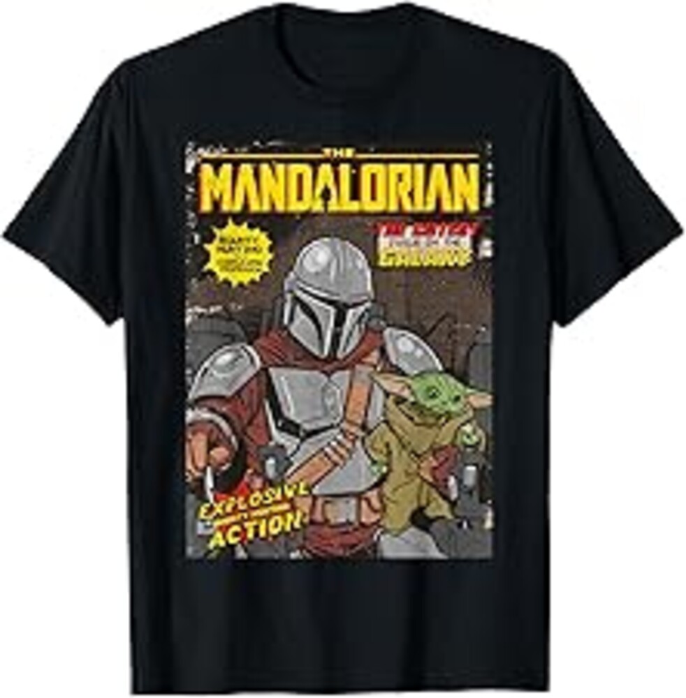 Star Wars The Mandalorian Comic Cover T-Shirt