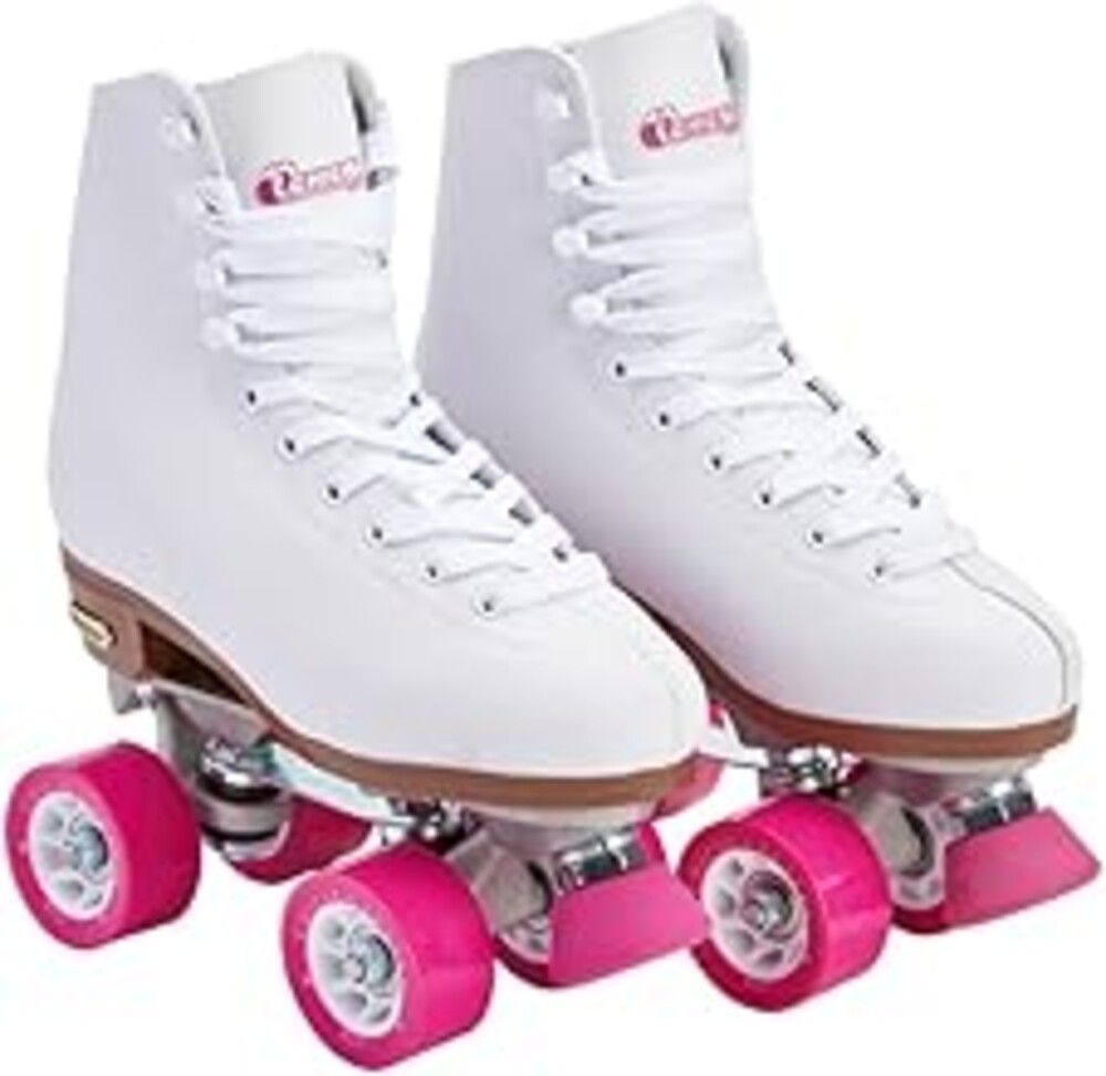 Chicago Skates Classic Quad Roller Skates for Women & Men – Durable & Top Performance, Adjustable High-Top Boots for Safe Indoor/Outdoor Roller Derby–60mm PU Wheels & Semi-Precision Bearings