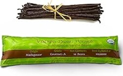 10 Organic Madagascar Whole Grade A Vanilla Pods for Vanilla Extract and Baking