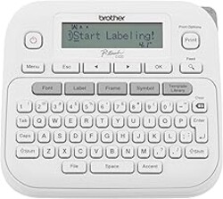 Brother P-Touch PTD220 Home/Office Everyday Label Maker | Prints TZe Label Tapes up to ~1/2 inch White