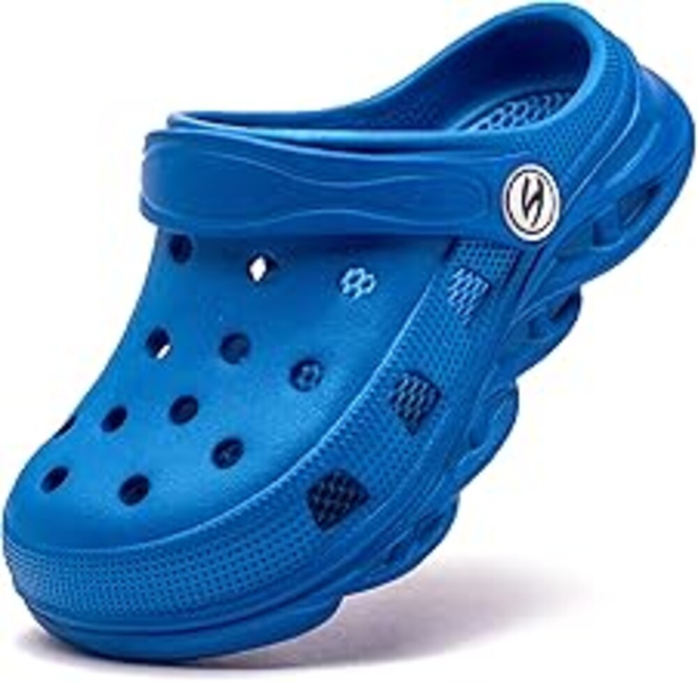 HOBIBEAR Boys and Girls Classic Graphic Garden Clogs Slip on Water Shoes(Toddler/Little Kids/Big Kids)