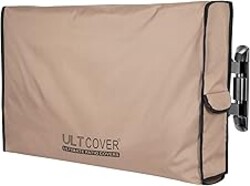 ULTCOVER Waterproof Outdoor TV Cover 42-45 inch | Heavy Duty 600D Polyester, UV Resistant, Fits Outside Flat Screen Televisions with Mounts and Stands