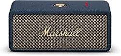 Marshall Emberton III Portable Bluetooth Speaker - Rugged Waterproof/Dust-Proof Design | Loud Stereo Sound, Deep Bass | Compact and Wireless for Travel and Outdoors - Midnight Blue