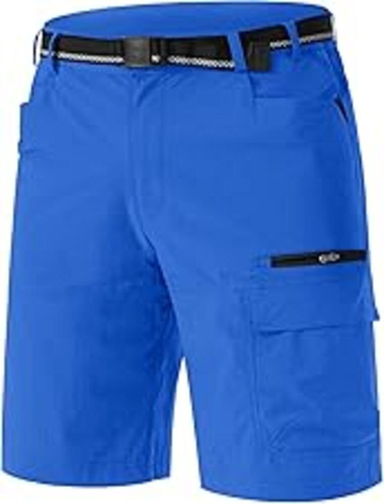 TACVASEN Men's Summer Outdoor Shorts Quick Dry Water Resistant Cargo Casual Golf Work Hiking Shorts (NO Belt)