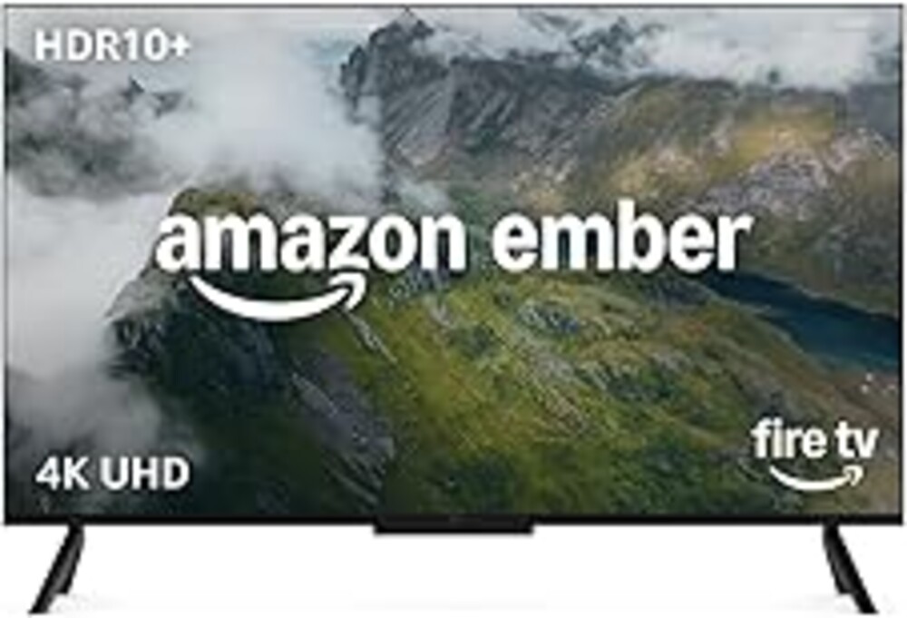 Amazon Ember 55" 4-Series with Fire TV (newest model), 4K Ultra HD smart TV with Alexa Remote, HDR10+, fast processor, Dolby Audio, Ambient Experience, free and live TV, find shows faster with Alexa+