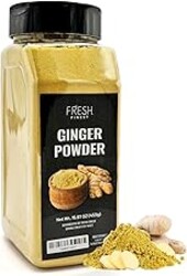 Fresh Finest Ginger Powder - 15.97oz (453G) - Pure Ground Ginger Root for Culinary & Health Benefits, Packed in a Premium Container