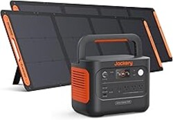 Jackery Solar Generator 1000 v2 with 2 * 200W Solar Panels, 1070Wh LiFePO4 Portable Power Station, 1500W AC Output, 1hr Fast Charge, Backup Power for Outdoor Camping, RV, Off-Grid & Emergency