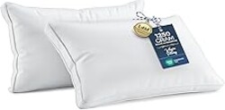 Utopia Bedding Bed Pillows for Sleeping King Size (White), Set of 2, Soft & Fluffy Pillow with Down Alternative Filling, Cooling, Hotel Quality, Gusseted Pillow for Back, Stomach or Side Sleepers