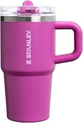 STANLEY Quencher ProTour Flip Straw Tumbler with Leakproof Lid 20 oz | Built-In Straw & Handle | Cupholder Compatible for Travel | Insulated Stainless Steel Cup | BPA-Free | Dark Blossom