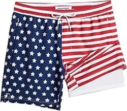 maamgic 2 in 1 Mens Swim Trunks 7 Inch Swim Shorts Swim Suits Board Shorts