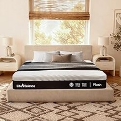 Queen Mattress,14 Inch Gel Memory Foam Mattress Made in USA,Cooling Fabric,Graphene & Green Tea Infused,Fiberglass Free,Motion Isolation,Pressure Relief,CertiPUR-US Certified, Plush, Mattress in A Box