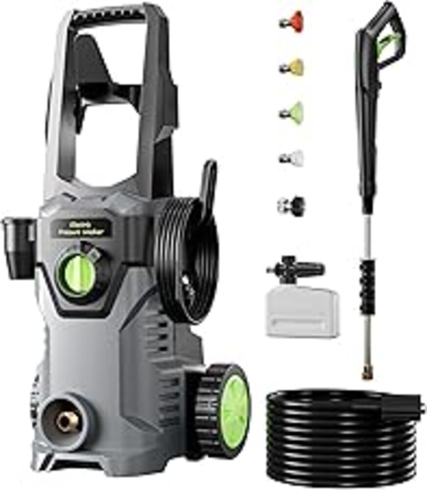 KVAOK Pressure Washer, Power Washers 4800PSI 2.6GPM with 4 Quick Connect Nozzles, High Pressure Washer for Cars, Fences, Patios, Decks, Boats, Home Use