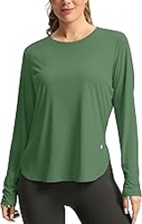 Women's Sun Shirts UPF 50+ Long Sleeve UV Protection Shirt Lightweight Quick Dry Workout Hiking Tops for Women