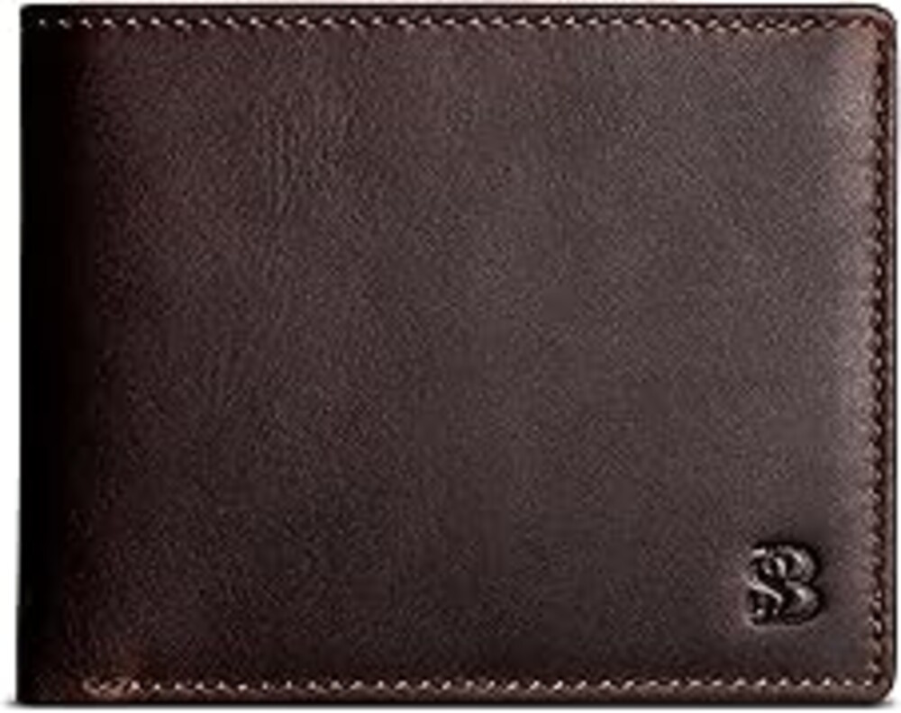 RFID Blocking Wallets for Men, Extra Capacity Full Grain Leather Bifold | Mens Leather Wallet Billfold with 14 Card Slots & ID Window, Full Grain Leather Wallet, Rfid Bifold, Western Wallet