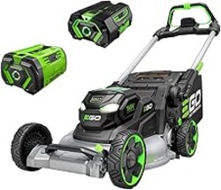 EGO Power+ LM2206SP 56-Volt 22-Inch Aluminum Deck Select Cut Self-Propelled Cordless Lawn Mower with 10.0Ah Battery, 700W Turbo Charger Included Plus Extra BA2800T 5.0Ah Battery