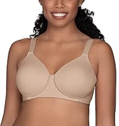 Vanity Fair Women's Full Figure Beauty Back Smoothing Bra, 4 Way Stretch Fabric, Lightly Lined Cups up to H