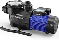 Aquastrong In/Above Ground Pool Pump High Flow Self Primming Swimming Pool Pump,Black